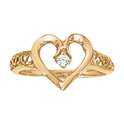 Diamond Fashion Heart Rings