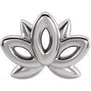 Sterling Silver Lotus Earring