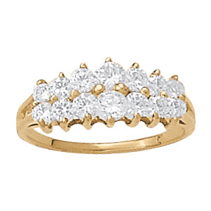 Diamond Fashion Pyramid Rings
