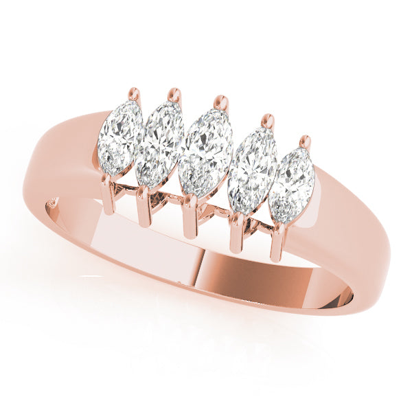 Wedding Bands Fancy Shape Marquise