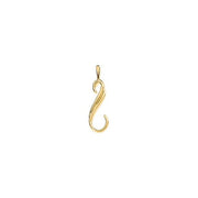 14K Yellow Freeform Pendant