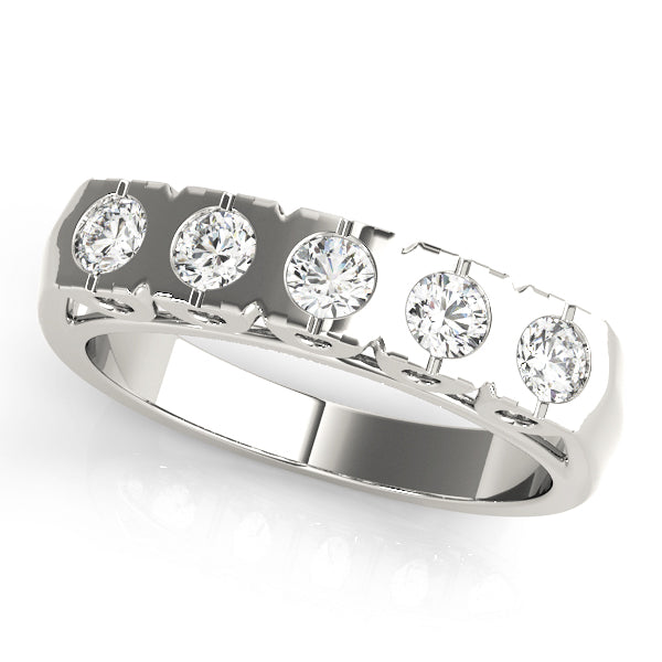 Wedding Bands Bezel Set