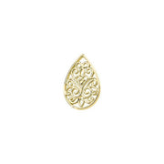 14K Yellow Filigree Pendant