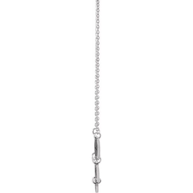 Sterling Silver 5-Disc Engravable Family Disc 18' Necklace