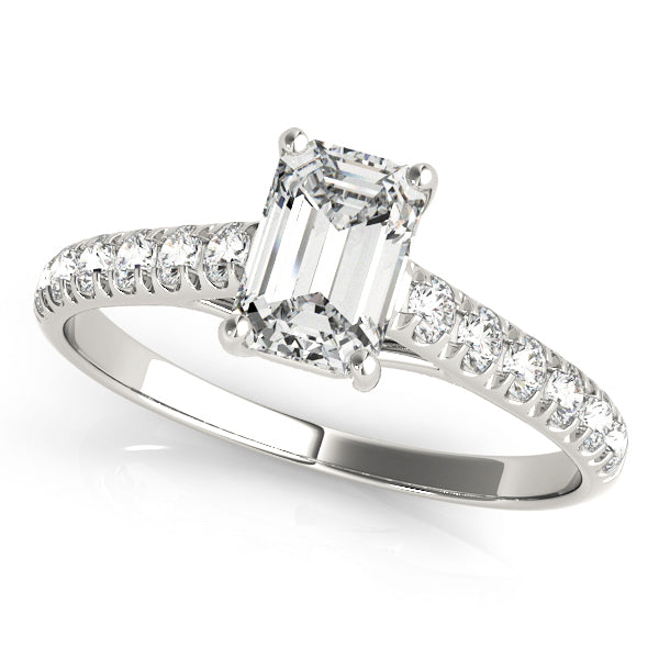 Curved Dia Wedding Band