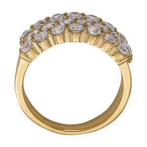 Diamond Fashion Pyramid Rings