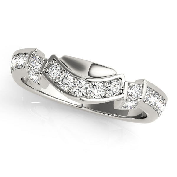 Curved Diamond Band