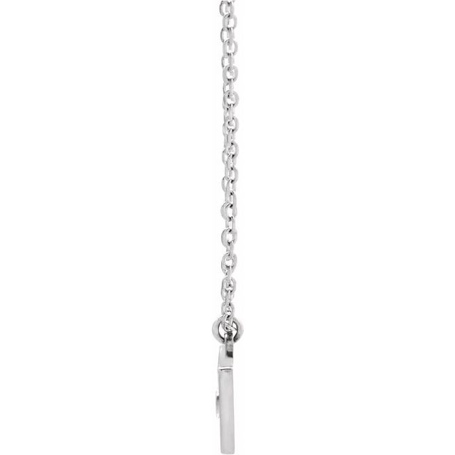 Sterling Silver Heart Envelope 16-18' Necklace