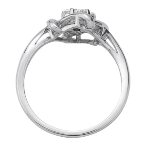 Diamond Fashion Love Knot