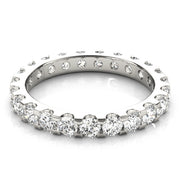 U Shape Shared Prong Eternity Band
