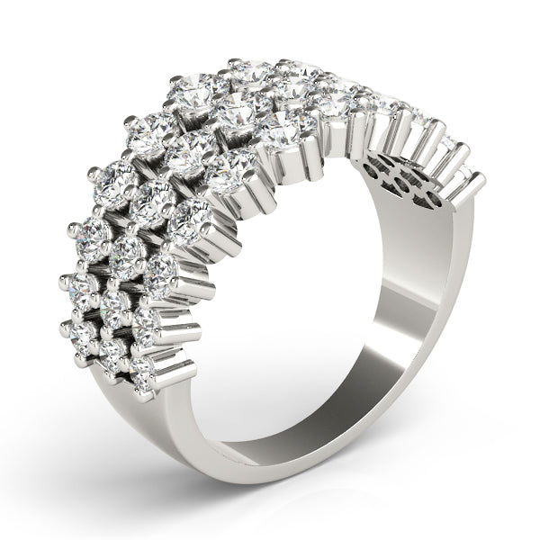 3 Row Fashion Ring