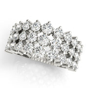3 Row Fashion Ring