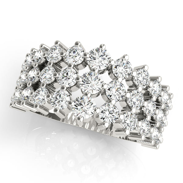 3 Row Fashion Ring