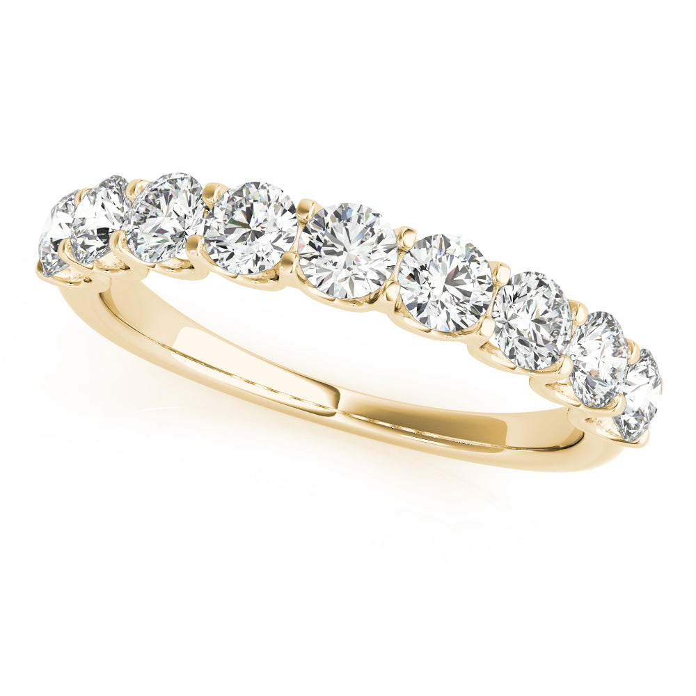 9 Stone Wedding Band