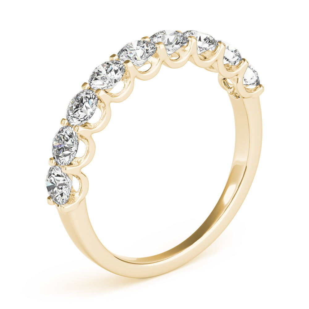 9 Stone Wedding Band