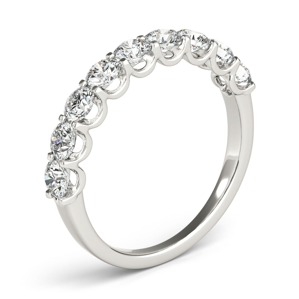 9 Stone Wedding Band