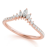 Fashion Ring Marquise And Round