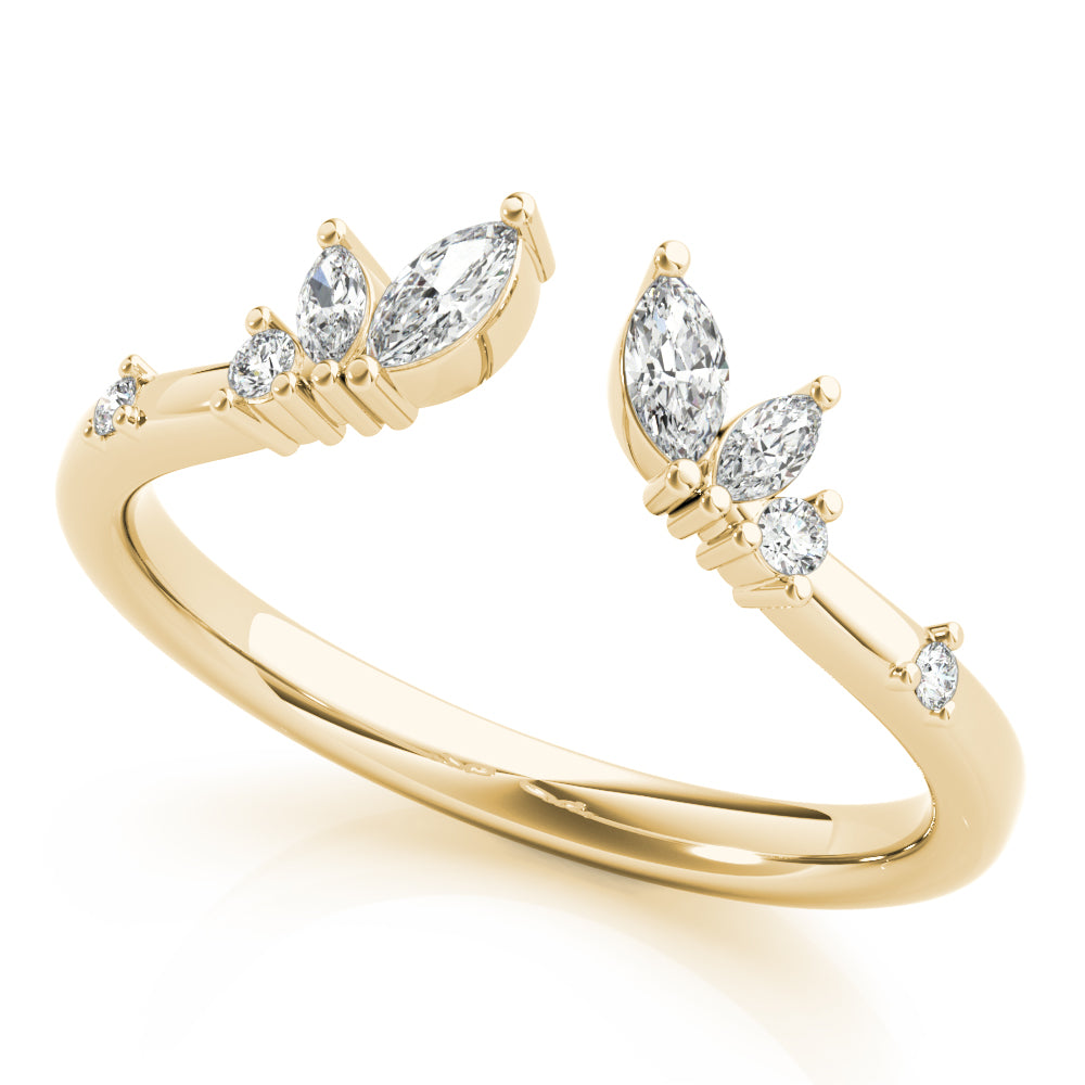 Fashion Ring Marquise And Round