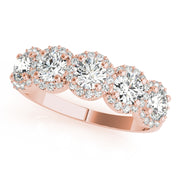 Diamond Band Round Stones