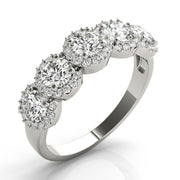 Diamond Band Round Stones