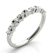 Marquise & Round Diamond Band