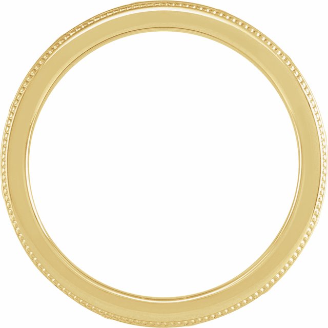 14K Yellow 6 mm Vine Inspired Band Size 9