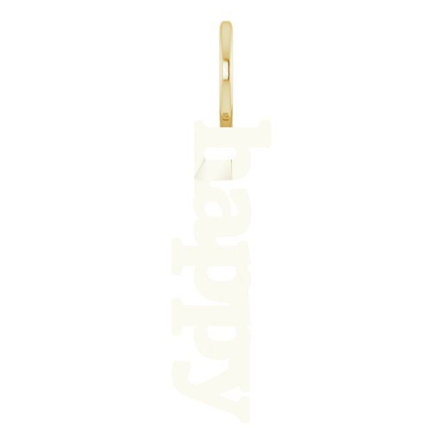14K Yellow Happy Charm/Pendant