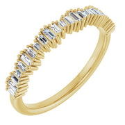 14K Yellow 1/4 CTW Natural Diamond Anniversary Band