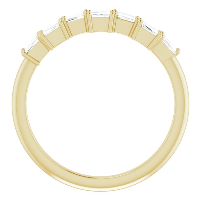 14K Yellow 1/3 CTW Natural Diamond Anniversary Band