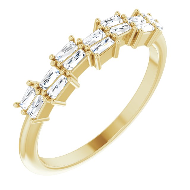 14K Yellow 1/3 CTW Natural Diamond Anniversary Band