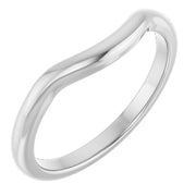 Continuum Sterling Silver Band for 6.5 mm Round Ring