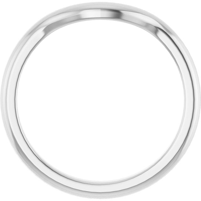 Continuum Sterling Silver Band for 6.5 mm Round Ring