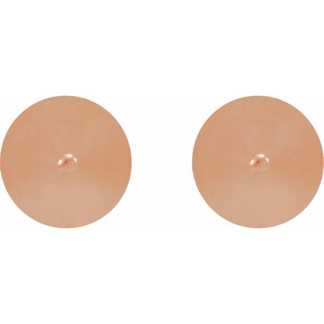 14K Rose Spike Earrings