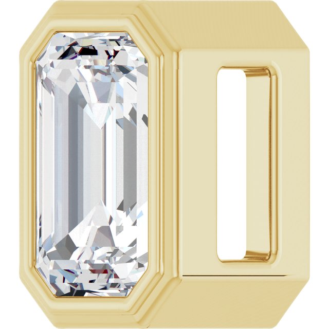 14K Yellow 1/4 CT Natural Diamond Pendant