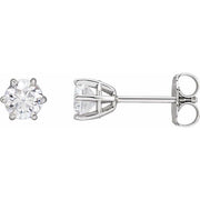 14K White 3/4 CTW Lab-Grown Diamond Earrings