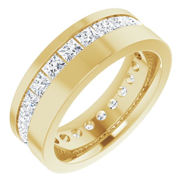 14K Yellow 2 1/4 CTW Lab-Grown Diamond Band