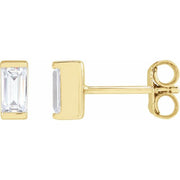 14K Yellow 3/8 CTW Lab-Grown Diamond Earrings