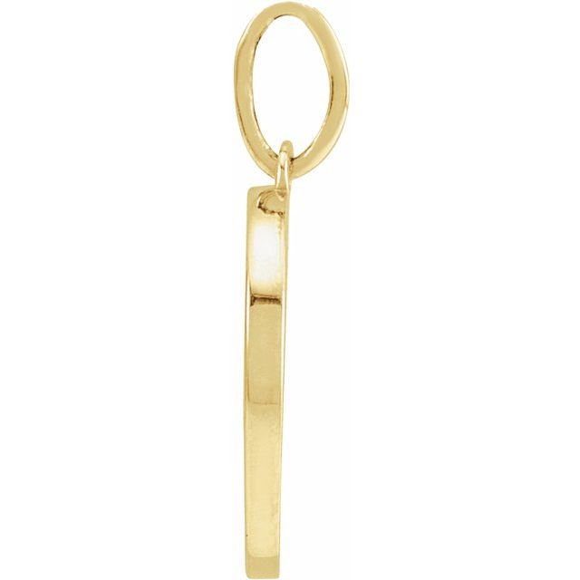 14K Yellow Sun Pendant