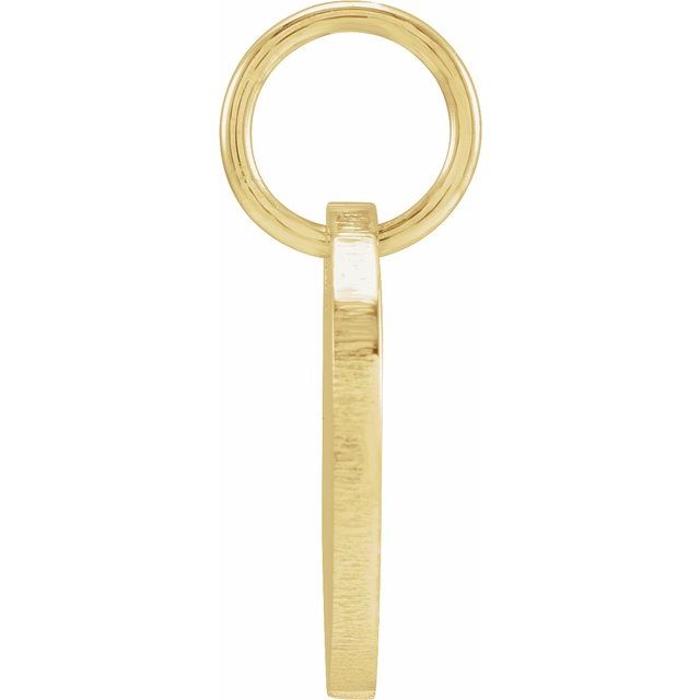 18k Yellow Vermeil Be Posh® Engravable Disc Pendant