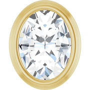 14k Yellow 1/10 Ct Rose-cut Natural Diamond Slide Pendant