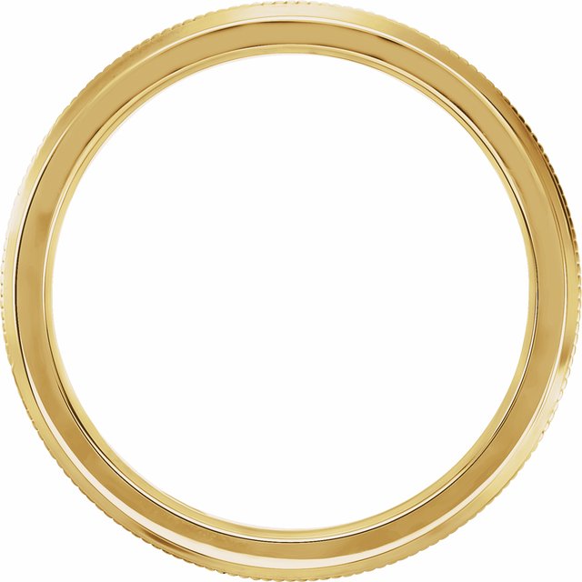 14K Yellow 2.5 mm Knife Edge Band Size 8