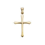 14K Yellow 28.5x21 mm Cross Pendant