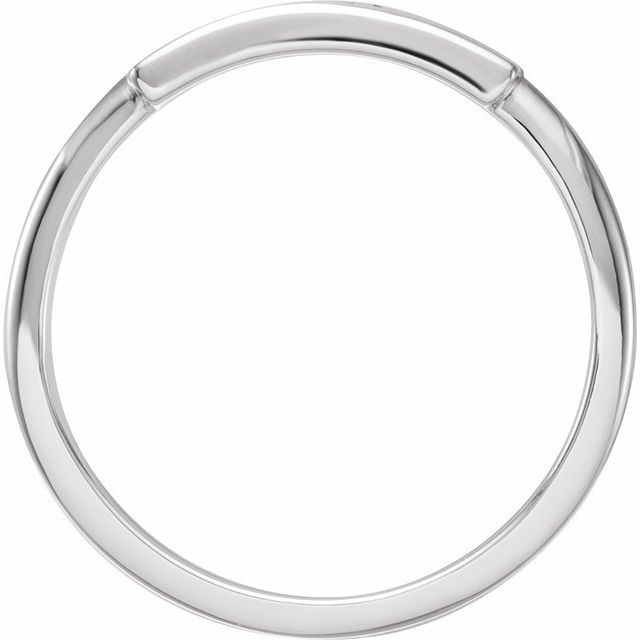 14K White God is Greater than the Highs & Lows Ring