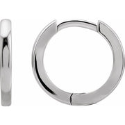 Sterling Silver Hinged 15 mm Hoop Earring