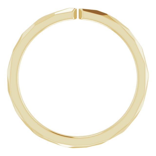 14K Yellow 1.5 mm width Open Shank for 4-Prong Setting