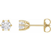 14K Yellow 3/4 CTW Lab-Grown Diamond Earrings