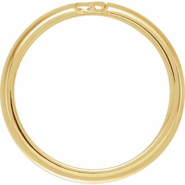 14K Yellow Nugget Band Size 8.5