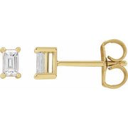14K Yellow 1/5 CTW Lab-Grown Diamond Stud Earrings
