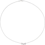 Sterling Silver Triple Goddess 18' Necklace