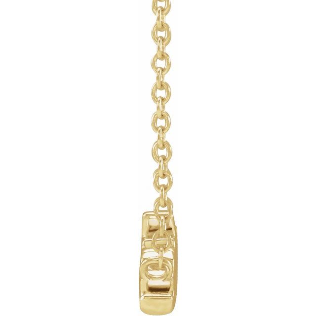 14K Yellow Sister 18' Necklace